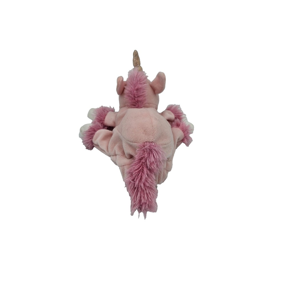 Caltoy Pink Unicorn Plush Gold Horn White Hooves‎ 14" Fantasy Stuffed Toy - Picture 2 of 7
